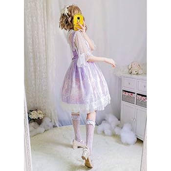 Amazon | ワンピース ロリータ ジャンパースカート コスプレ