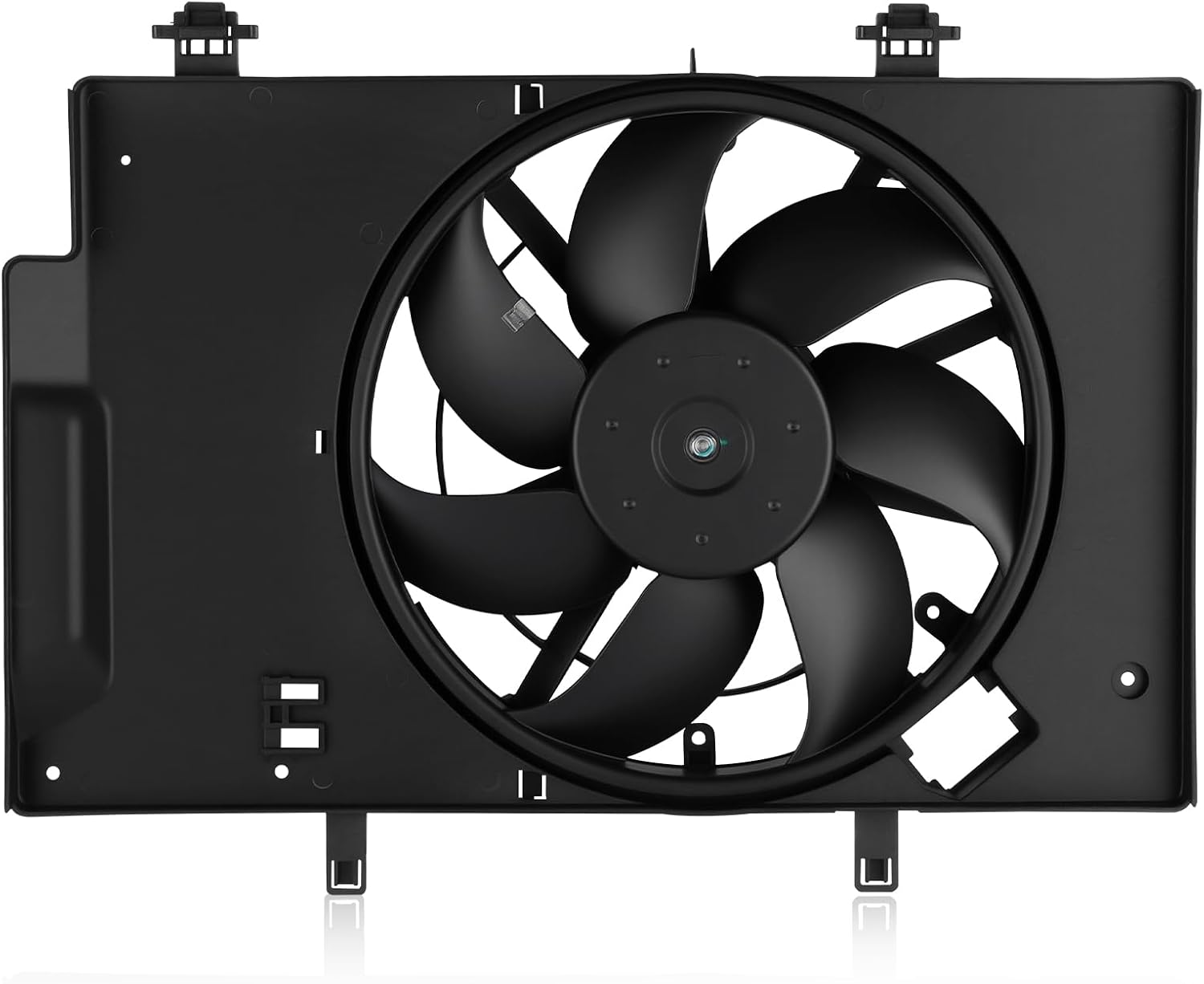 621-503 Radiator Cooling Fan Fit for Ford Fiesta L4 1.6L 2011-2019 Replacement Radiator Fan Assembly 8V5Z8C607Q FO3115186 BE8Z8C607A BE8Z8C607B 622500 FO3115186 6010053 FD67059A