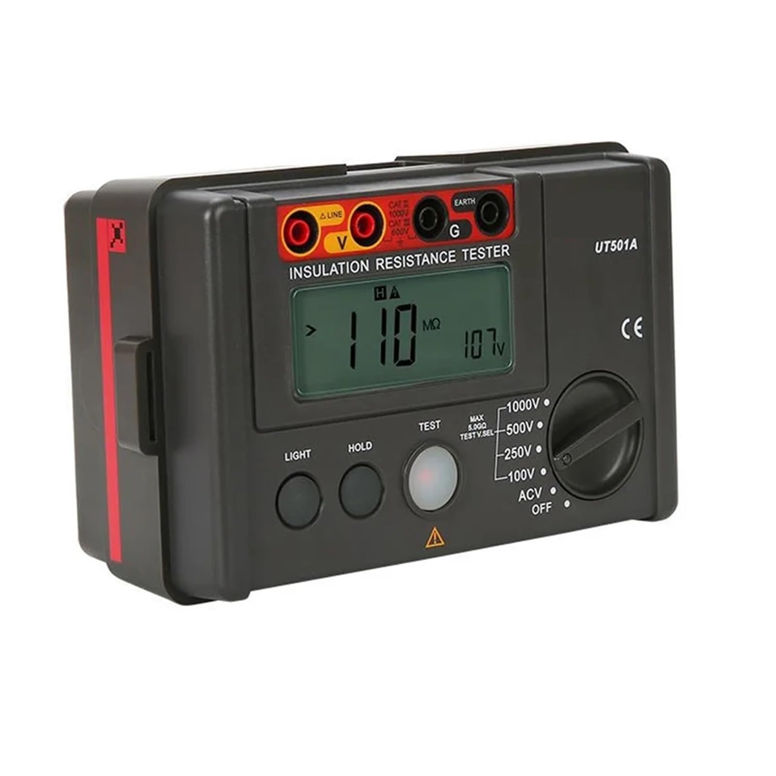 Medidores de Resistencia, Comprobador de resistencia aislamiento UT501A, megóhmetro 1000 V, ohmímetro 5 GΩ, digital profesional, eléctrico