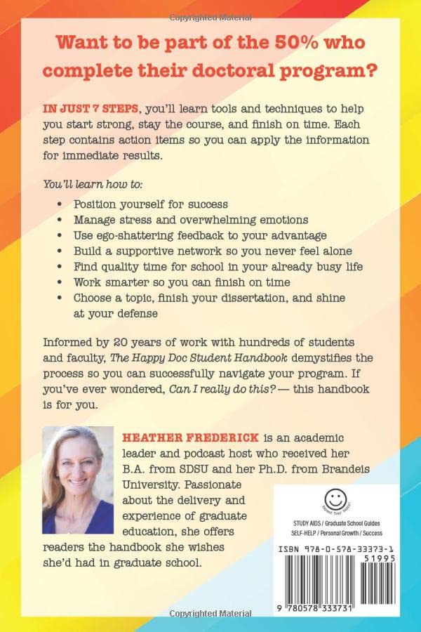 The Happy Doc Student Handbook: 7 Steps to Graduating with Your Sanity, Health, and Relationships Intact