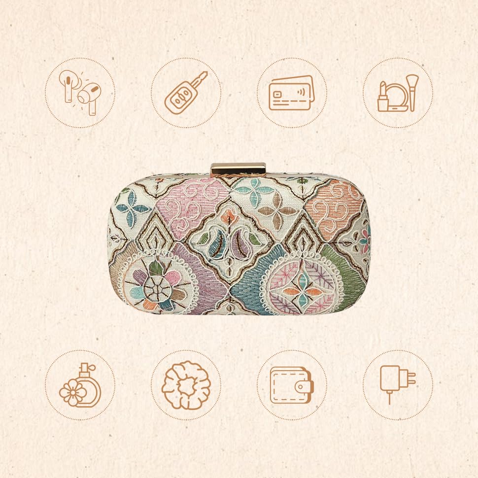 Image of THE TAN CLAN Classic Long Clutch Purses Luxury Handbags Bag for Women - Elegant Evening Handbag, Stylish Purse with Magnetic Closure