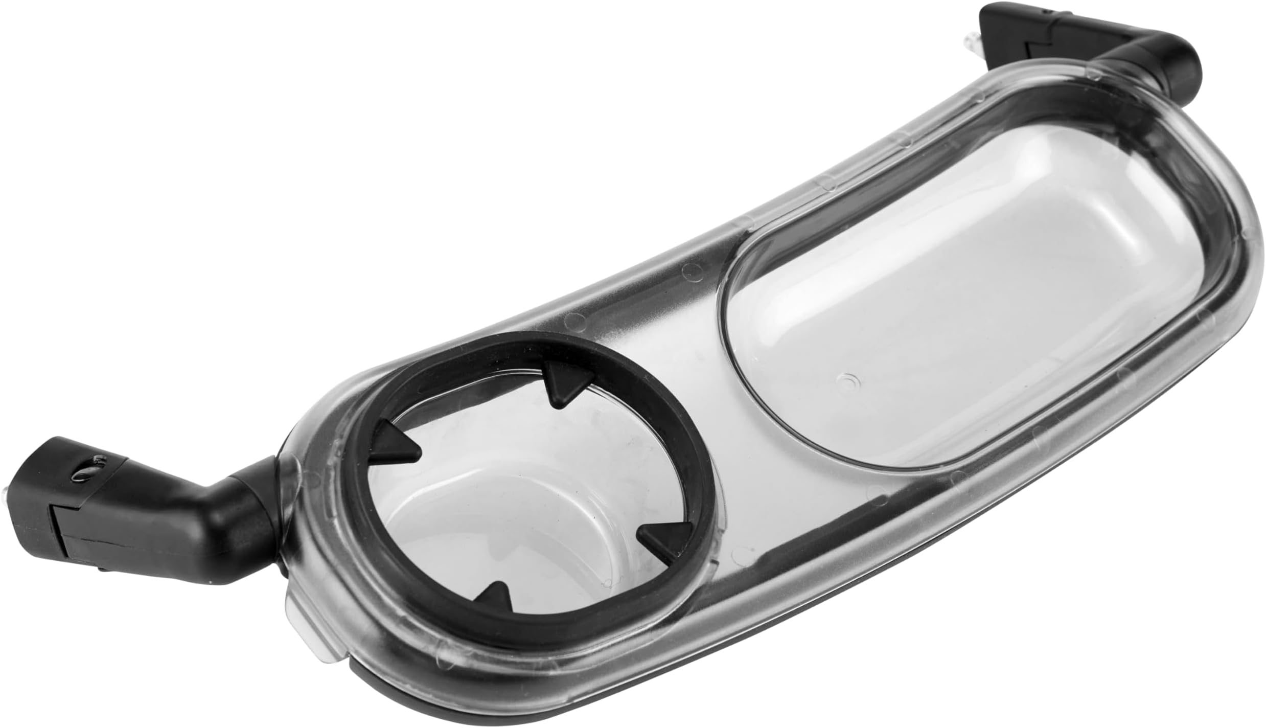 Uniquify Snack Tray Compatible with Uppababy Vista, Vista V2, Cruz, Cruz V2, RumbleSeat, and RumbleSeat V2, Black, (00123)
