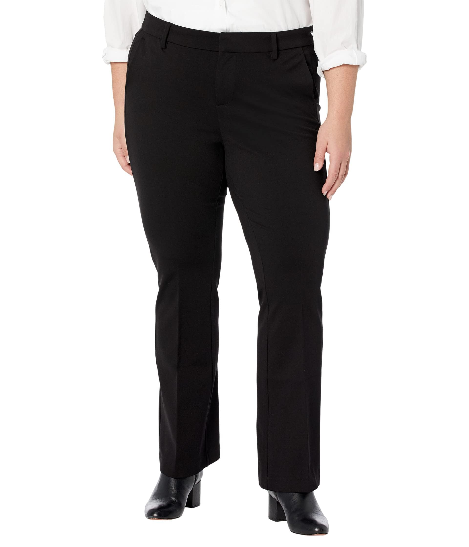 Liverpool Womens Plus Size Kelsey Knit Flare Trousers 31