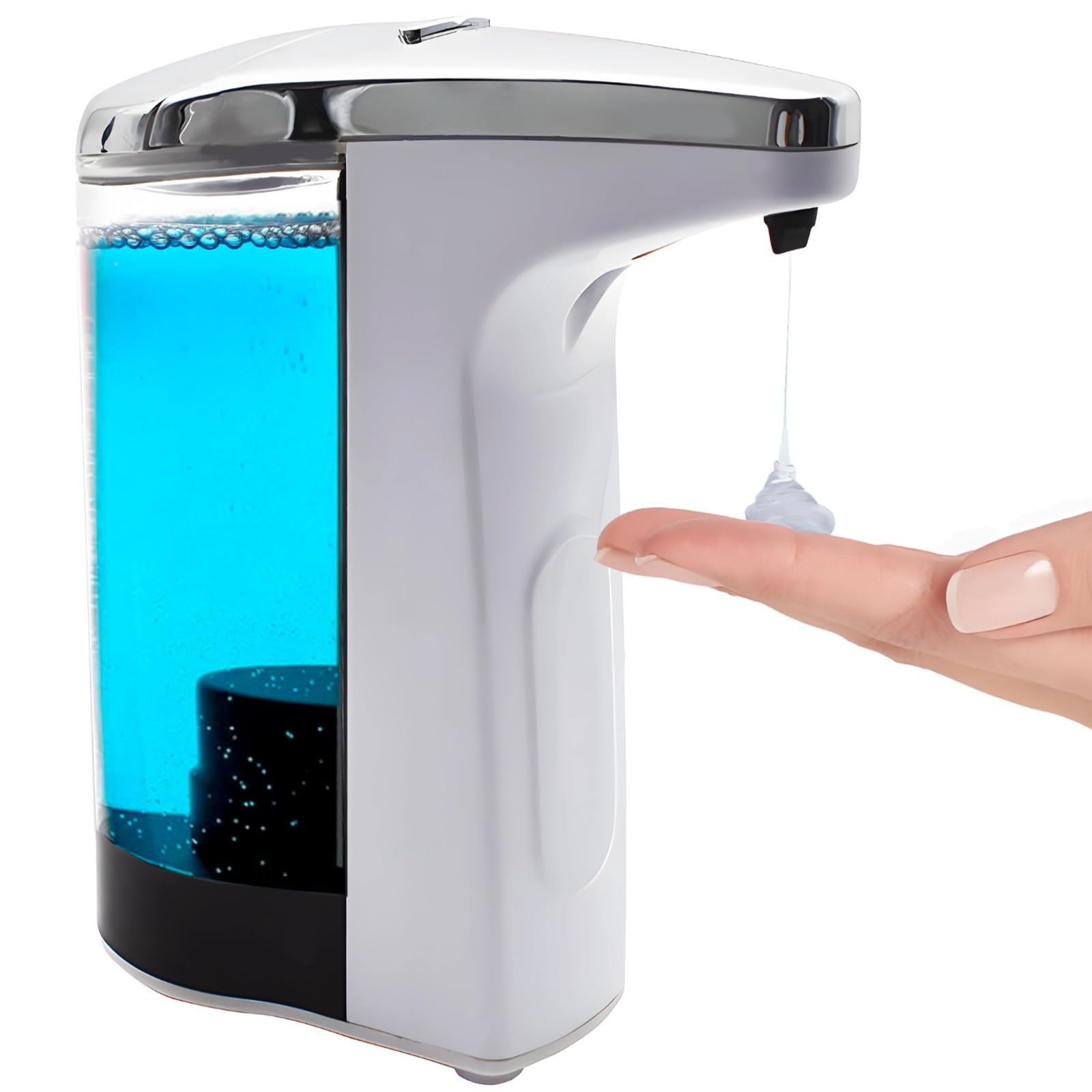 Led Display Touchless Soap Dispenser With Motion Sensor, 15.2 Oz Capacity, Automatic Hand Sanitizer Dispenser, Wall/Cabinet Mount