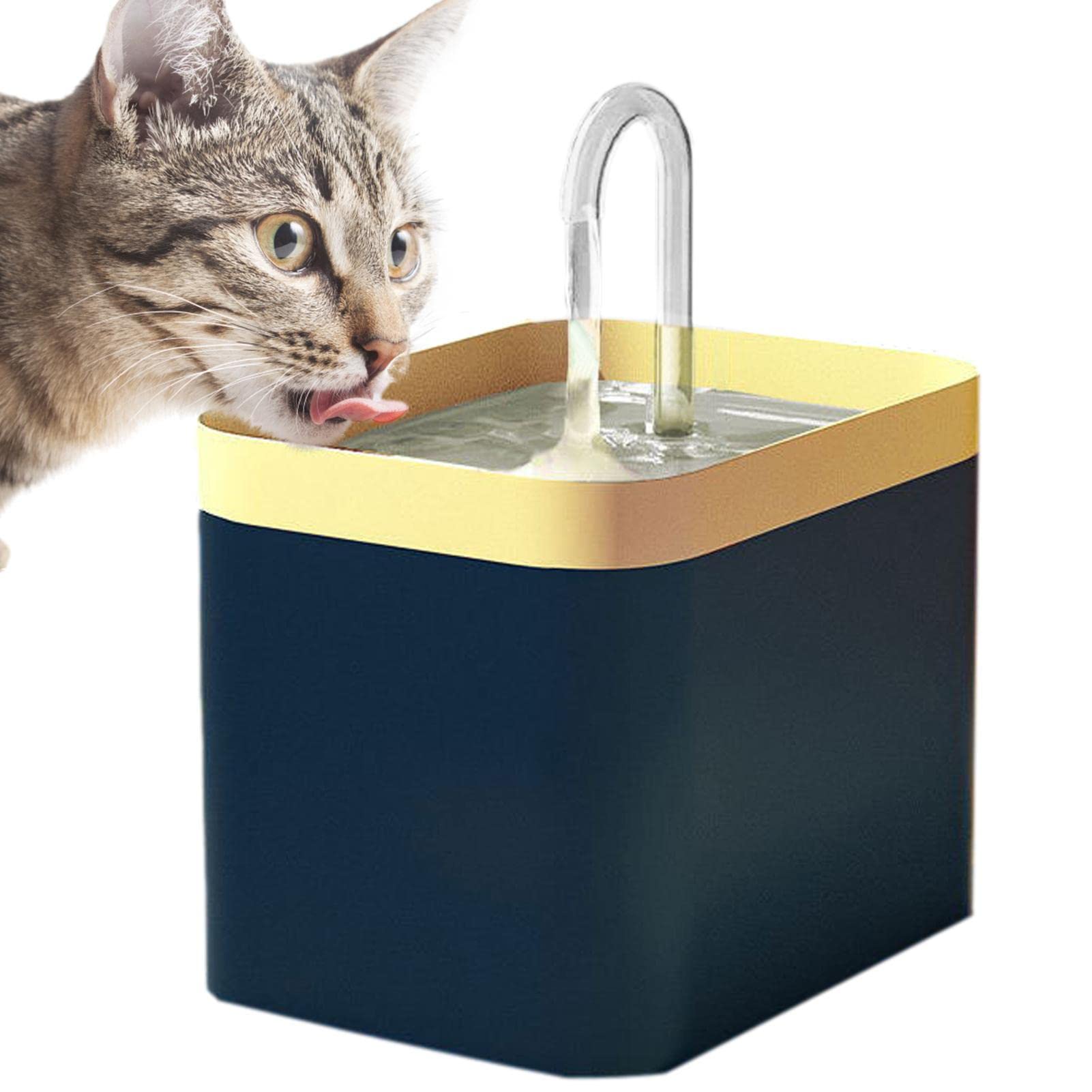 Duqulle Cat Water Fountain For Drinking,1.5L Large Capacity Pet Drinking Fountain,Ultra Silent Automatic Circulating Water Dispenser,cat And Dog Automatic Water Fountain
