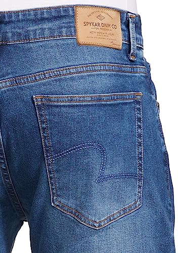Image of Spykar Men's Slim Fit Low Rise Casual Jeans