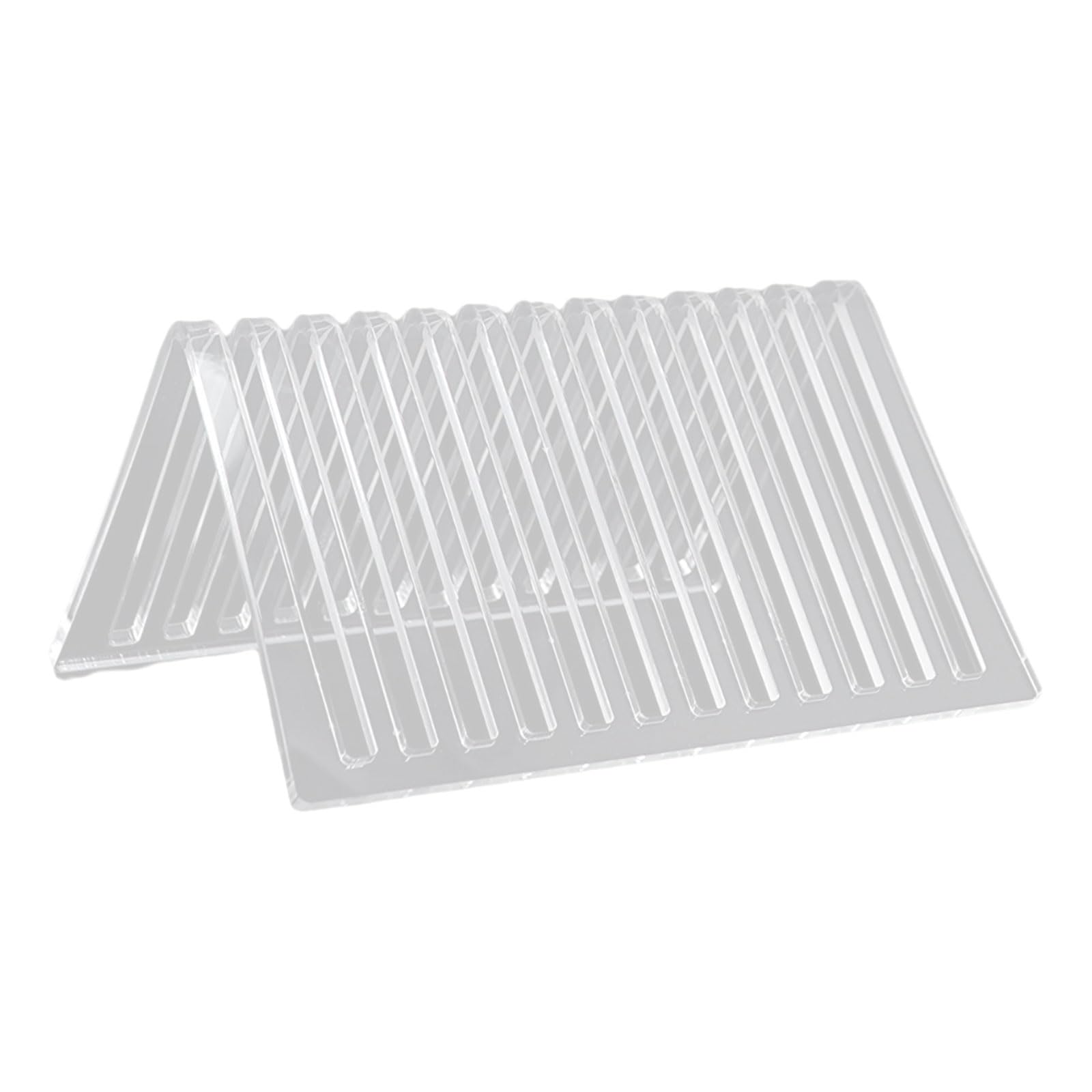 Hsioluted Sturdy Vinyls Record Storage Organizers Elegant Acrylic Record Rack Holder Practical Vinyls Albums Display Holder Clear Storage
