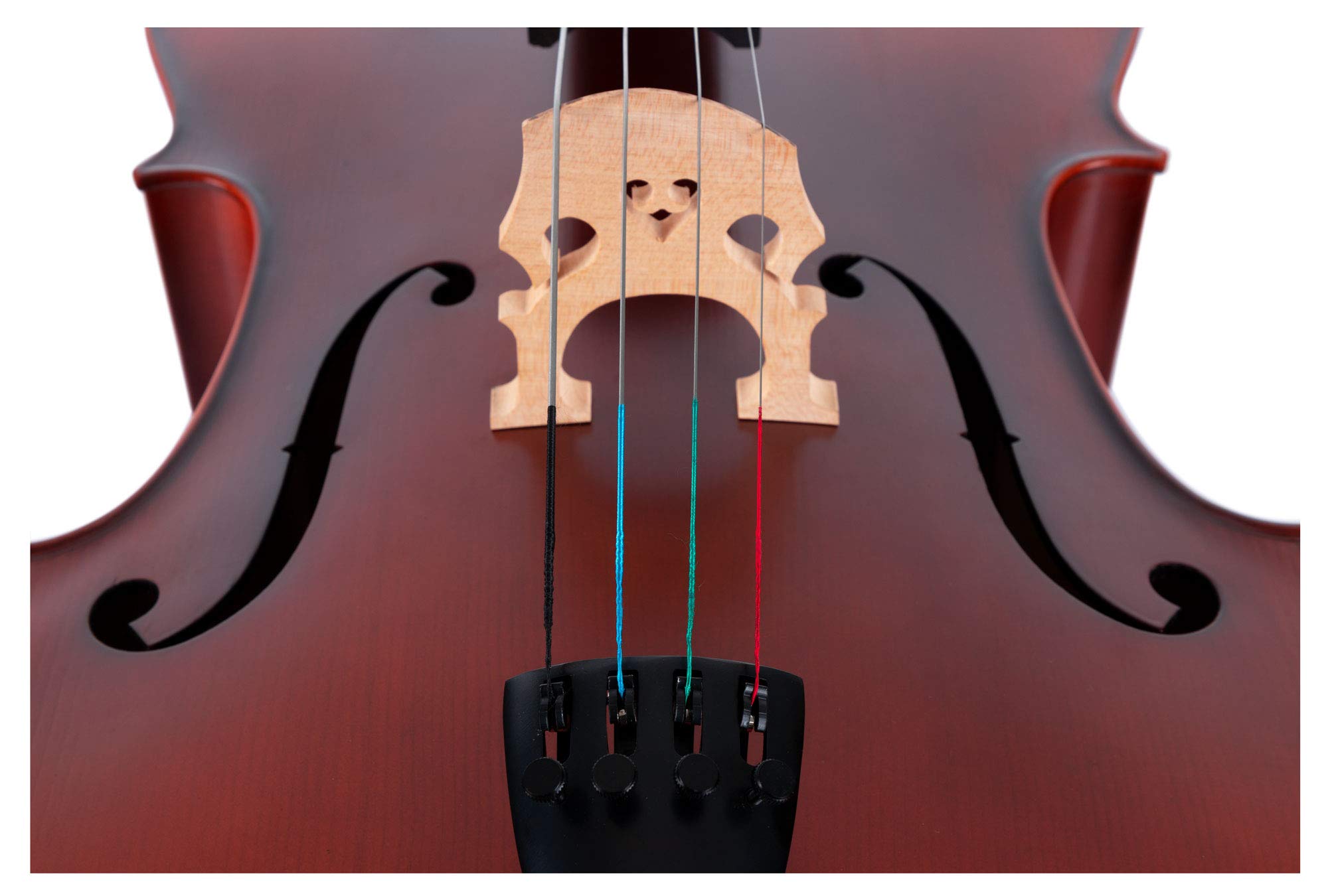 Classic Cantabile Brioso Violoncello 4/4 Set (Violoncello 4/4, tavola in abete massello, fondo e fasce in acero fiammato, incl. custodia leggera trolley e archetto)