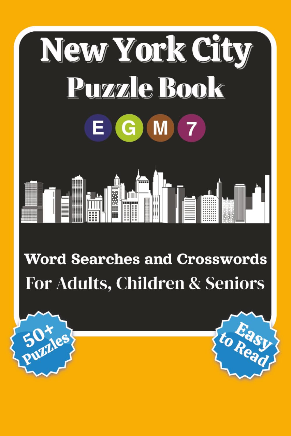 New York City Puzzle Book: Word Searches and Crosswords with Easy to Read Print about NYC Landmarks, Culture, Food, Neighborhoods and More | 6x9 ... for NYC Locals, Tourists and Puzzle Lovers