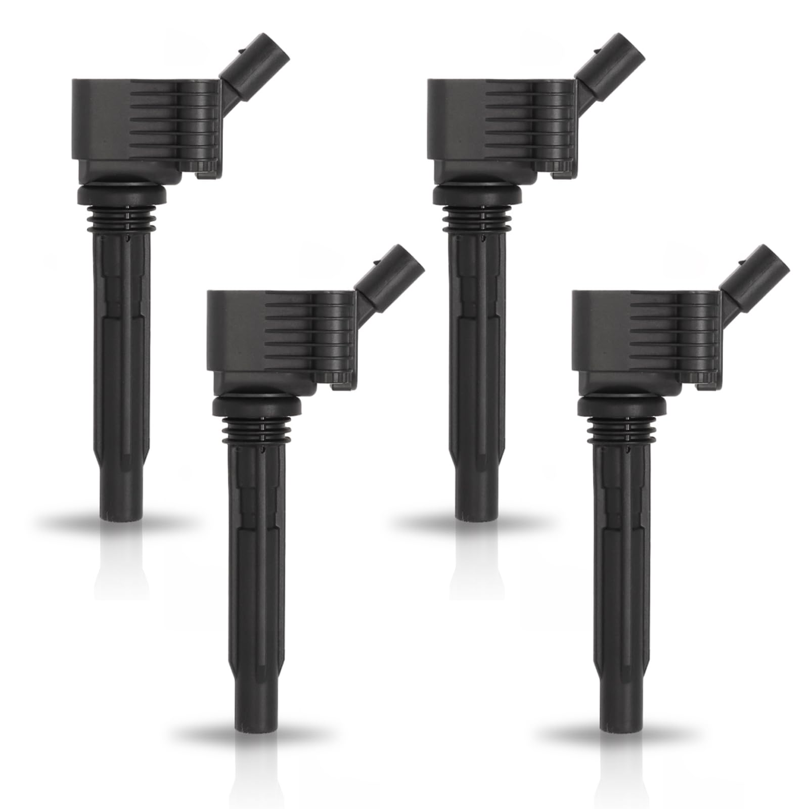 ENASet of 4 Ignition Coil Pack Compatible with Volkswagen Audi A3 A4 A5 A6 A8 TT Quattro Q2 Q3 Q5 Q7 Q8 RS3 RS5 S3 S4 S5 S7 S8 Beetle Golf Jetta Passat 1.8L 2.0L Replacement For 06J905110G 06K905110K