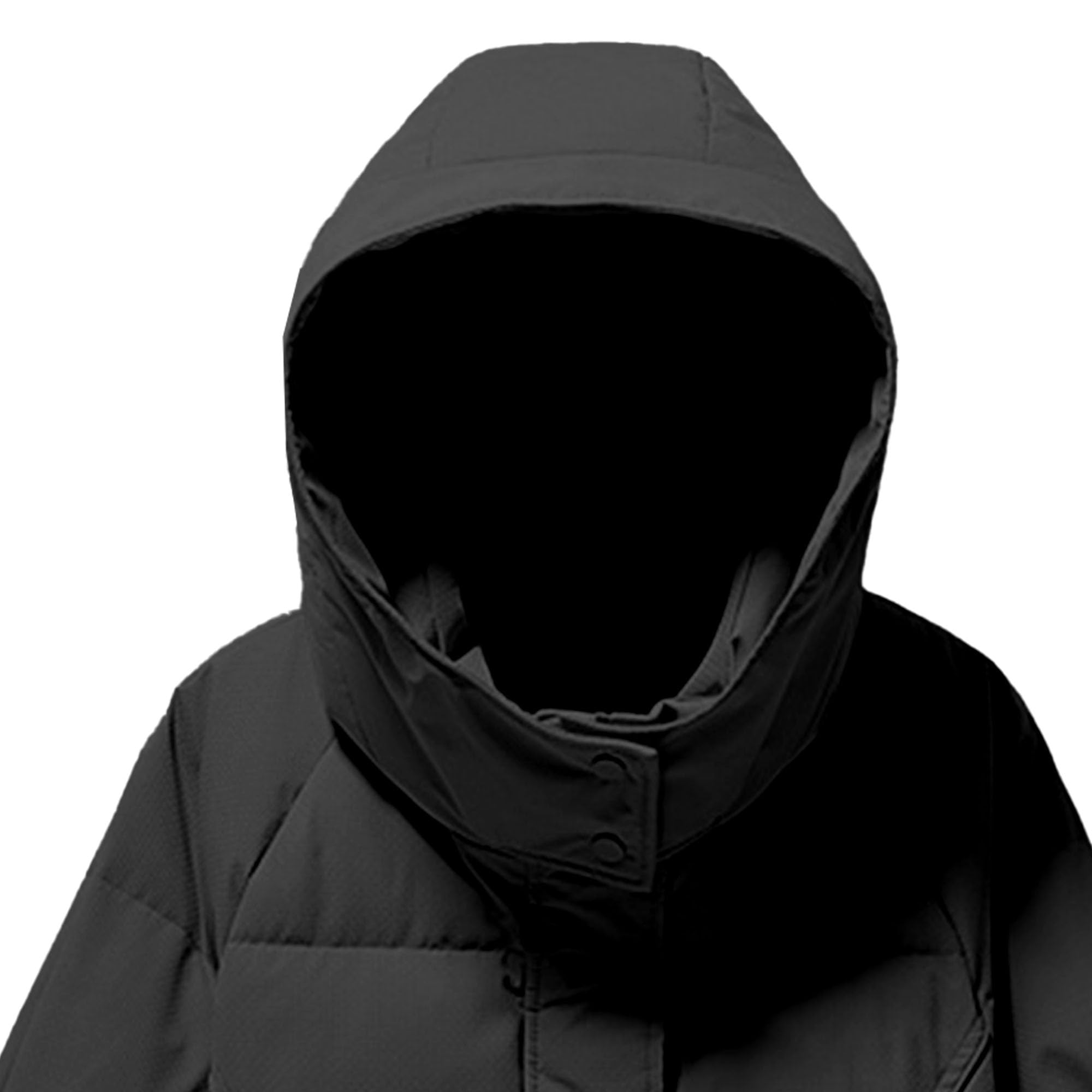 Cappotto invernale da donna regolabile in vita con cappuccio e orlo stretto