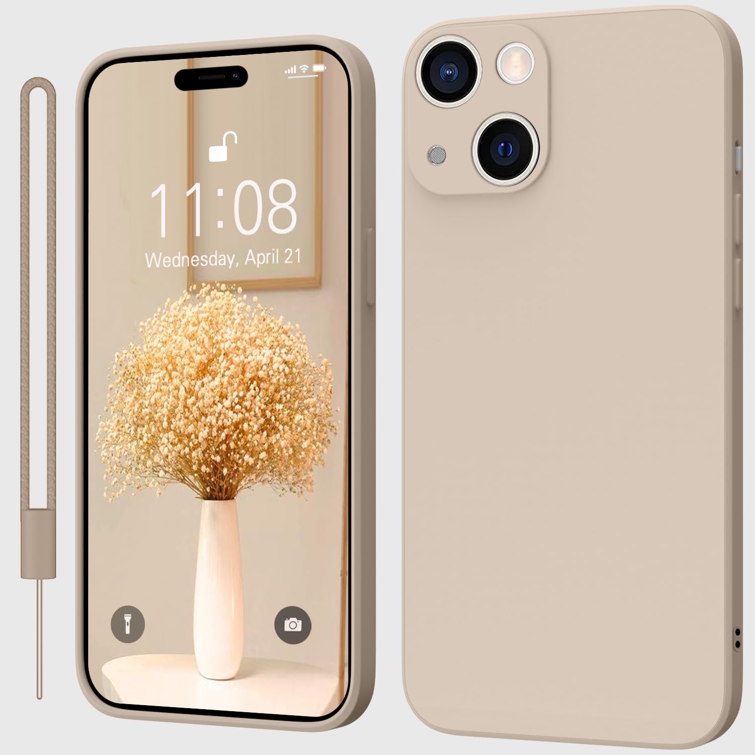 KPPIT Compatible with iPhone 14 Plus case,Silicone Case,Ultra Slim Soft Gel Anti-Scratch,Microfiber Lining,Rubber Shockproof Case Cover iPhone 14 Plus 6.7 inch