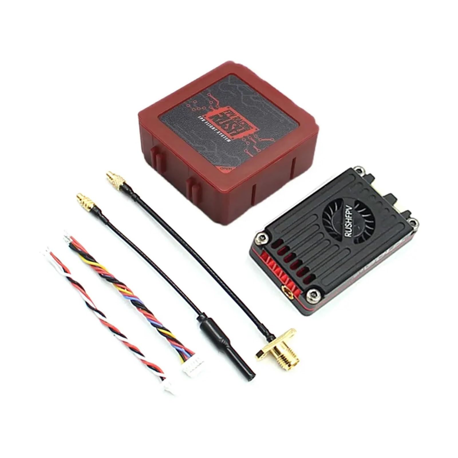 RUSHFPV RUSH MAX SOLO 5,8 GHz 2,5 W VTX 5,8G Obudowa CNC ze zintegrowanym wentylatorem chłodzącym, kompatybilna z dronem wyścigowym RC FPV Freestyle dalekiego zasięgu