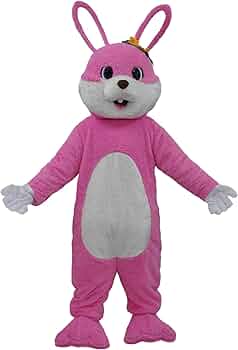 ピンクウサギコスチュームのキャラクター人形 61JU3aC12kS._AC_UF350,