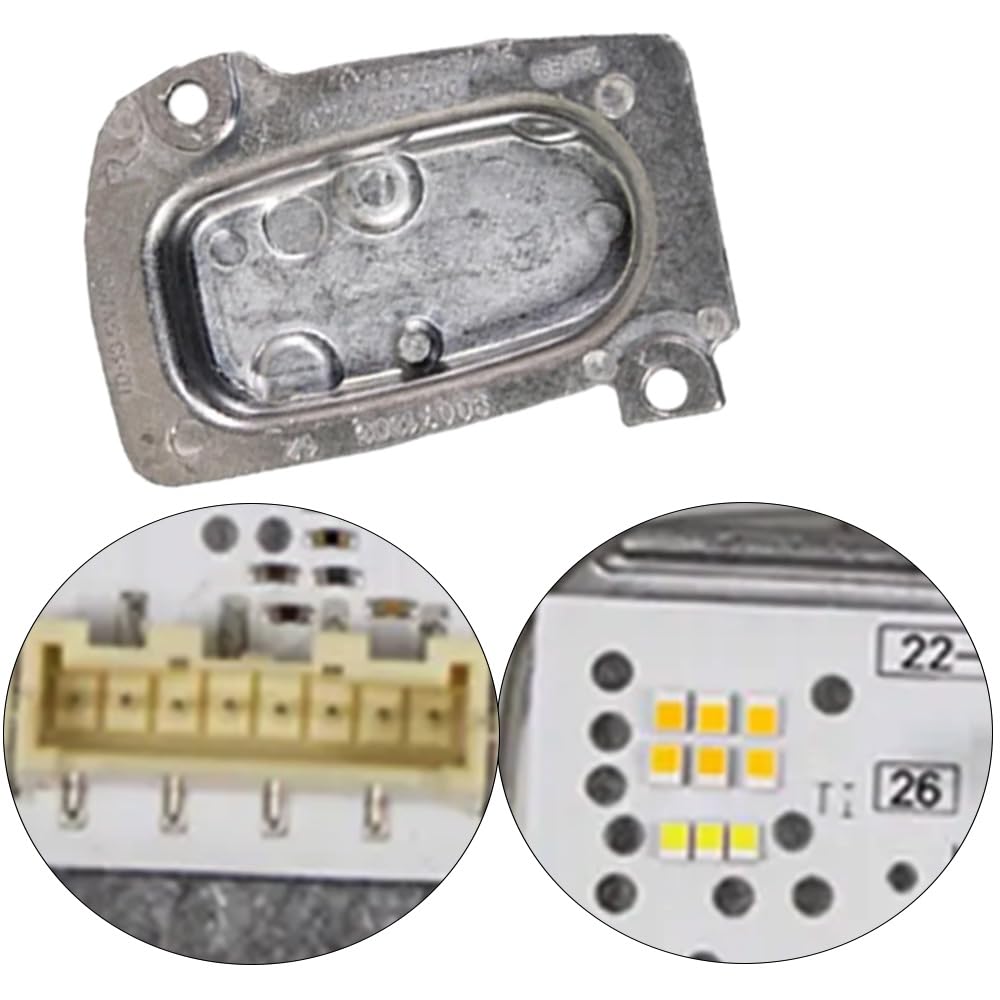 Riloer Módulo de controlador de faros delanteros, módulo de luces LED de circulación diurna compatible con Audi A3 S3 2017-2020 8V0998474A MD-LD-28 derecho