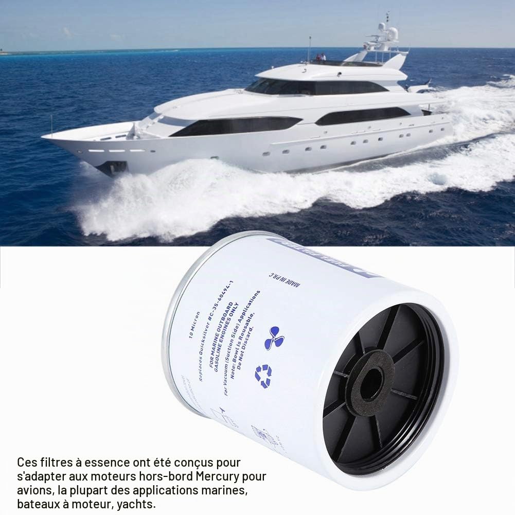 Filtre à Carburant Moteur Racor - Séparateur Eau-Carburant pour Bateaux et Yachts Hors-Bord