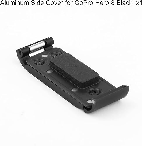 Miniatura 6 de Reemplazo de la puerta lateral de aluminio Wateproof batería cubierta para GoPro Hero 8 negro reparación accesorios para GoPro 8 33ft impermeable