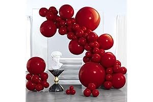 Crimson Balloons: A Symphony of Radiant Red Hues