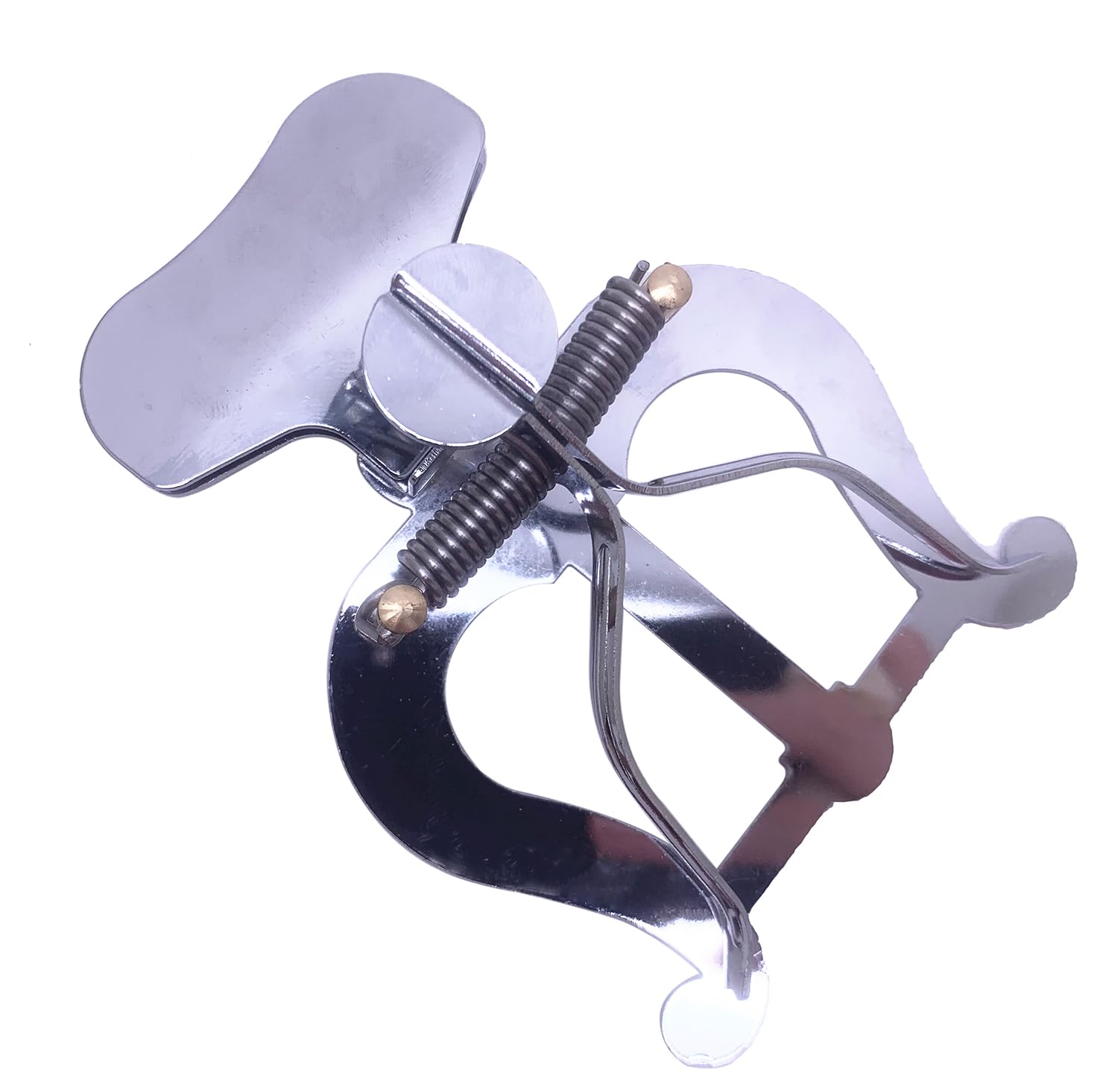 TUOREN Trumpet Trombone Marching Lyre Clamp-On Holder Lyre Sheet Music Clip Stand (Silver-Plated)