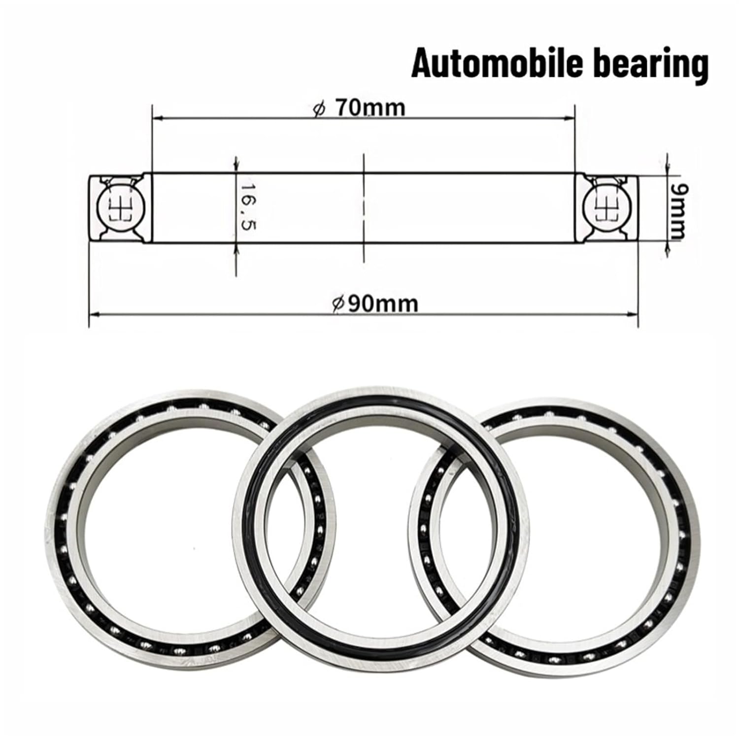 1PCS AB. 12458. S06 - Passenger Cars Gearbox Bearings 100X130X15.3 mm Automotive Automatic Transmission Bearings