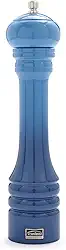 Moedor de moedor de a o inoxid vel Trudeau profissional alto de madeira Ombre moedor de pimenta preta, Azul, 1