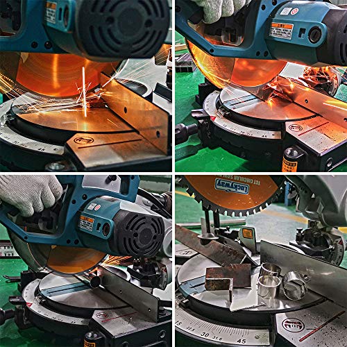 Luckyway 10 Inch 52 Teeth With 5/8 Inch Arbor Multi-Purpose Tct Circular Saw Blade For Cutting Wood, Aluminum And Non-Ferrous Metals #TOP5