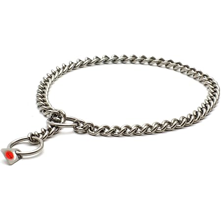 Amazon Co Jp ザ ブラックラブカンパニー 大型犬用 ステンレスラウンドチョークチェーン 3 0mm 60cm 犬グッズ専門店 オリジナル ペット用品