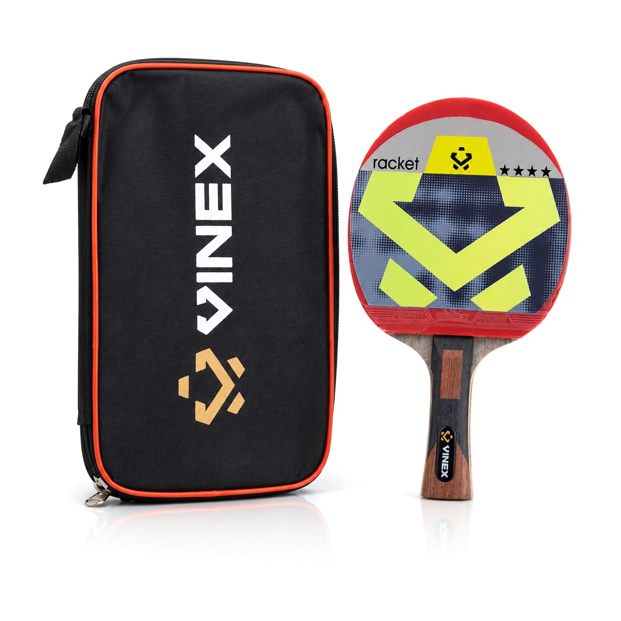 Vinex Champion 8-Star Table Tennis Bat | Advanced Koto-Ayous Blade | Professional Ping Pong Racket with 2.0mm Sponge | High Spin, Speed & Control | Flared Grip | Includes Carry Bag (1 Pc)-image-42