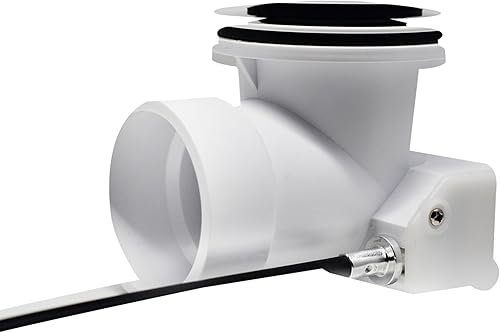 Miniatura 8 de Westbrass Desbordamiento giratorio con pasador para un funcionamiento más fácil y colador de drenaje de hongos, acero inoxidable, D50TP-20