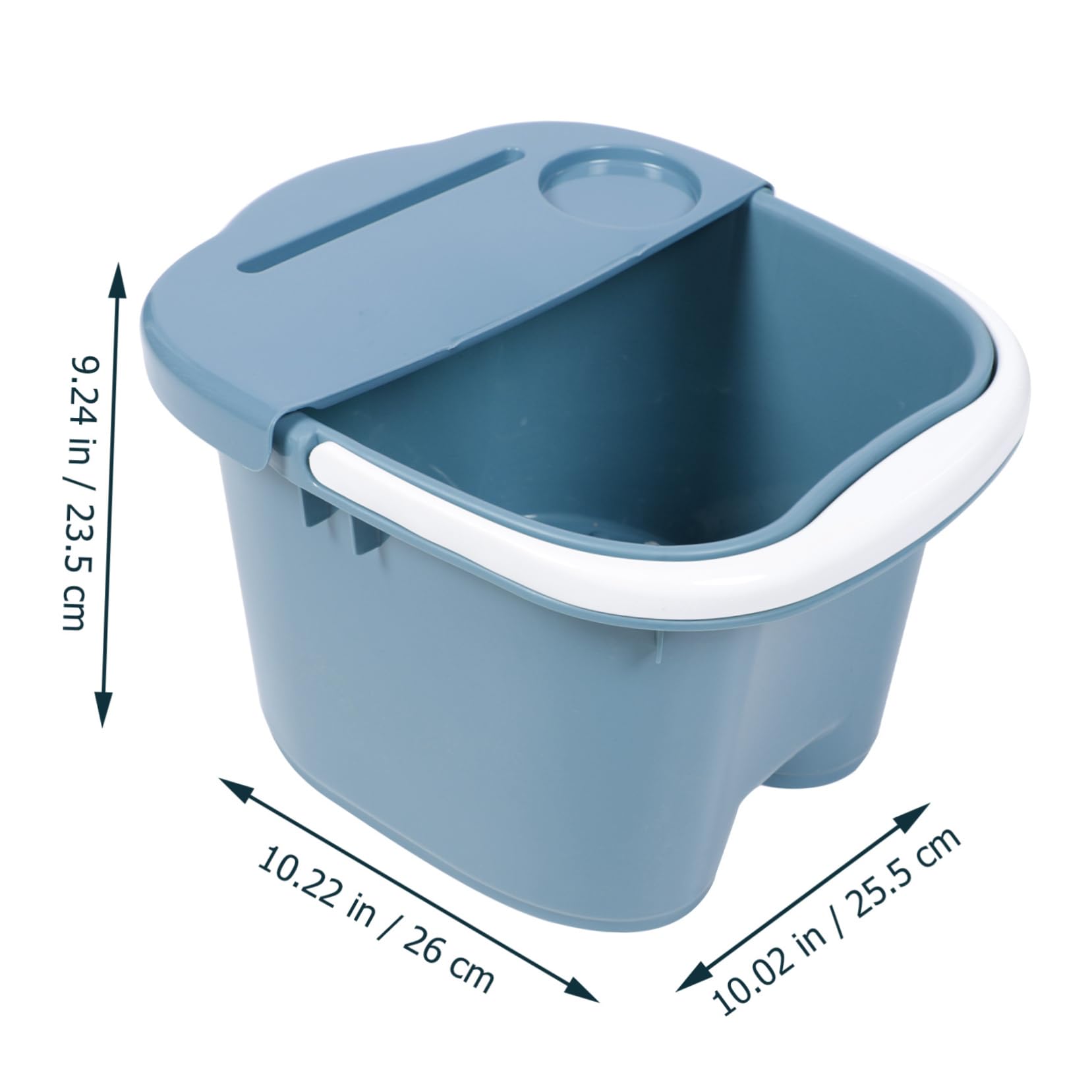 BESTYASH 1Pc Foot Bath Basin Higher Thicker Design for Home Use Durable Foot Bathing Bucket for Relaxation and Muscle Smooth Surface Easy to Use