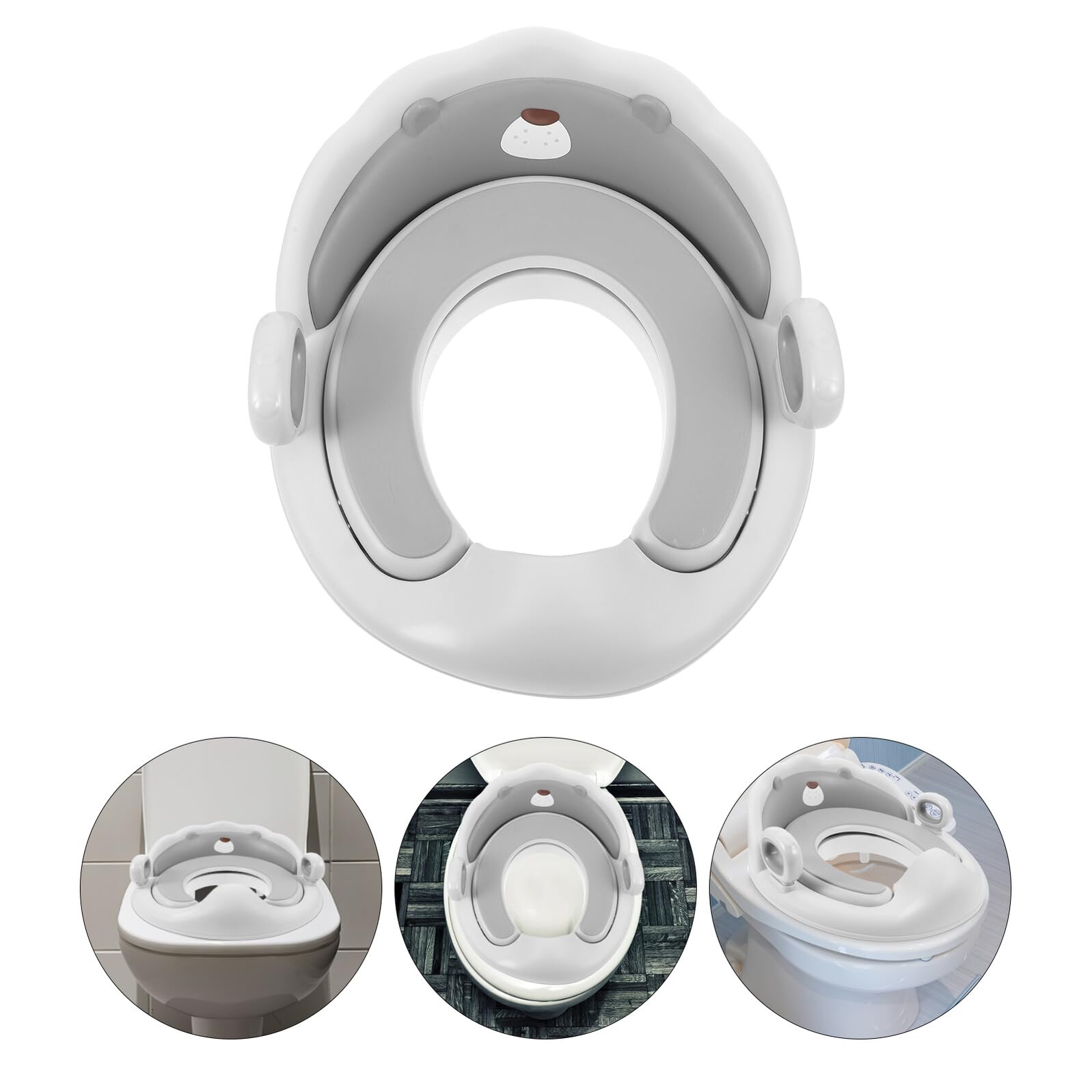 Sedile Riduttore Wc per Ragazzo Ragazza, Ergonomico, Antiscivolo, Maniglia
