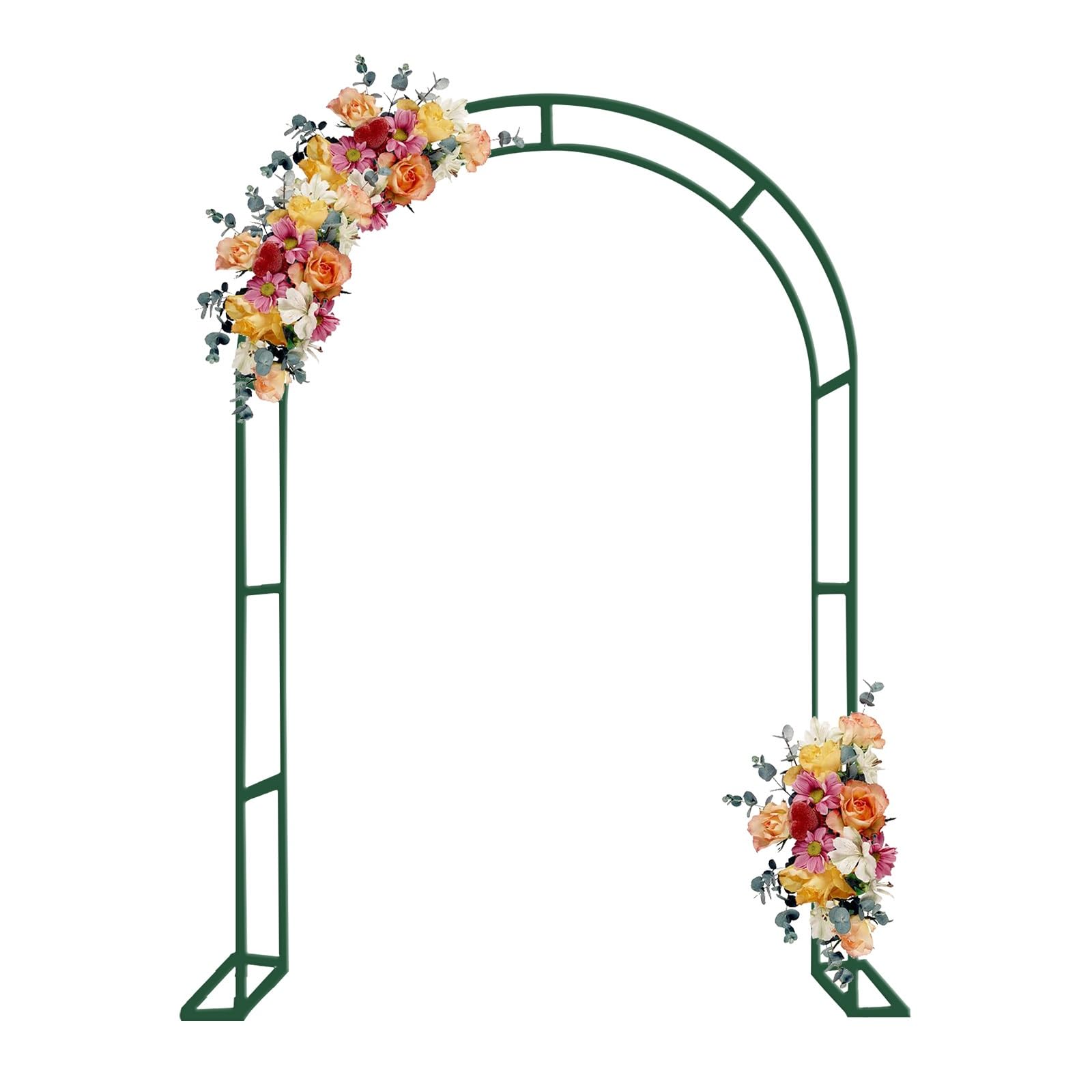 Arche de jardin en métal blanc Ele Green Garden Decor modulable