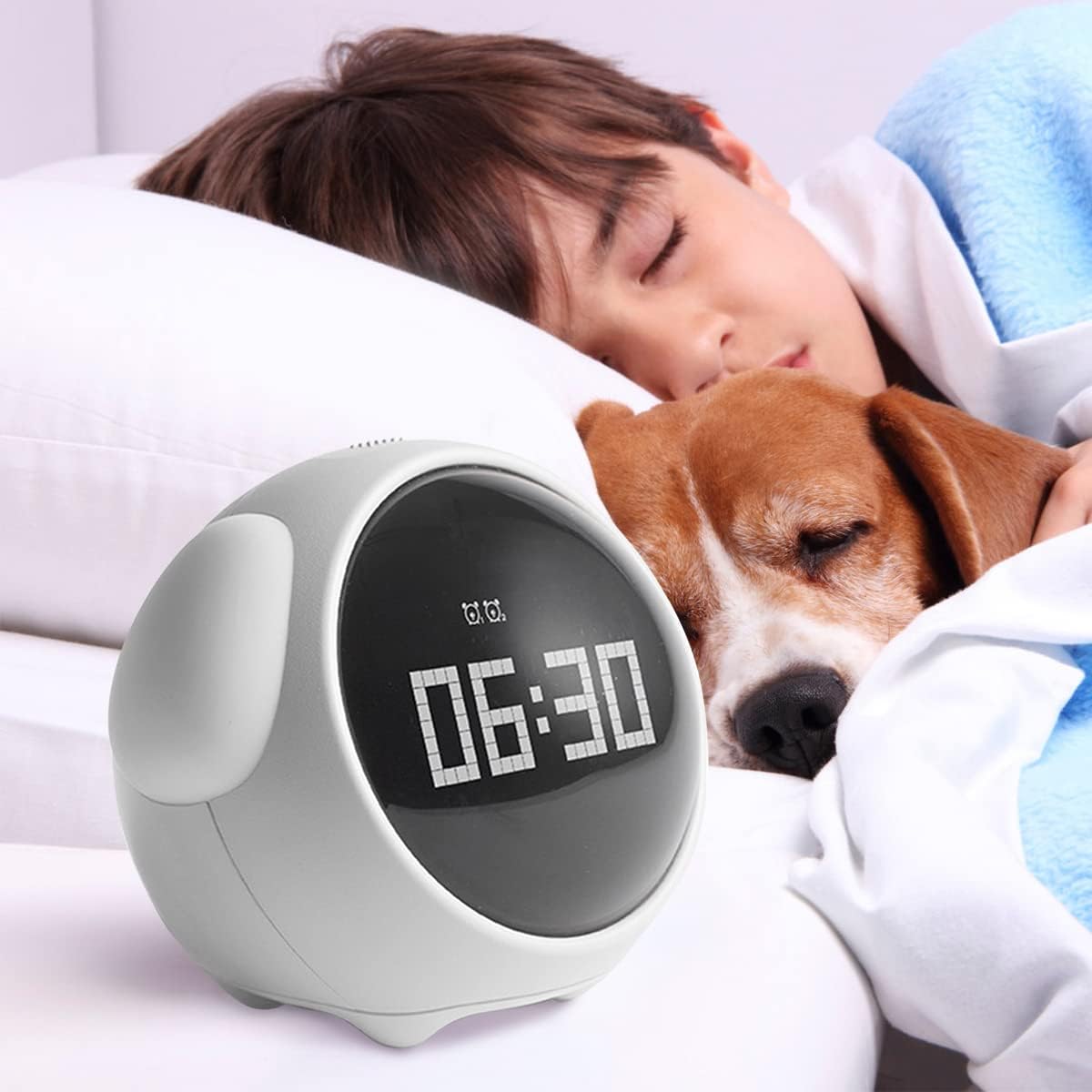 Amazon.com: FUYGRCJ Kids Alarm Clock Toddler Sleep Training Clock with ...