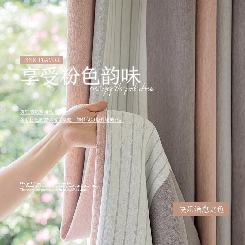 Hotel Curtains Thickened Sunscreen Bedroom Curtain Shading Heat Insulation Living Room Drapes-A,Custom Contact us,Pull Pleated Tape