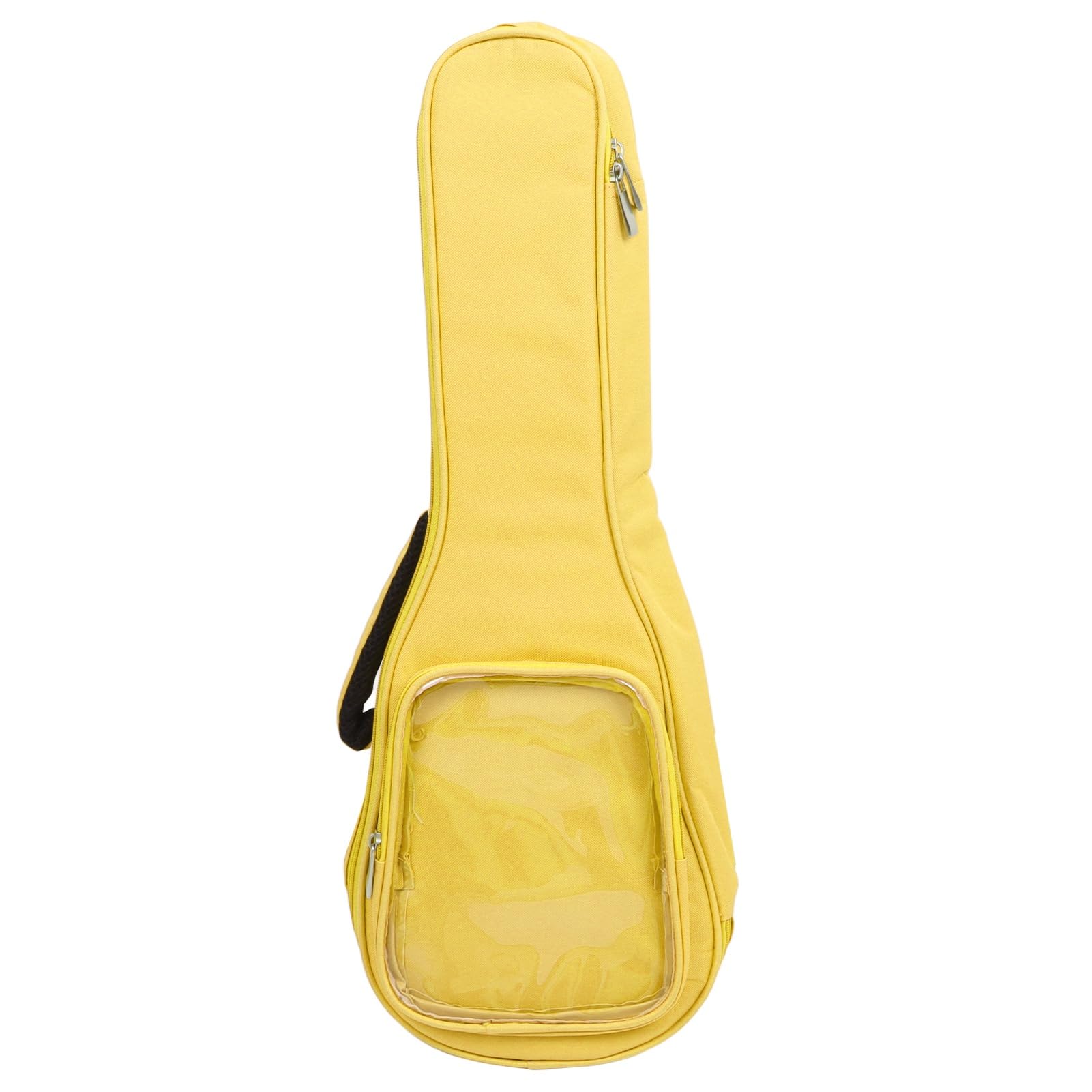 RiToEasysports Mochila para Guitarra, Tela Oxford Impermeable, Ligera, Portátil, con Cómodo Acolchado y Correas Ajustables para Guitarra Acústica, Atril, Pedal de Efectos y Accesorios (Yellow)