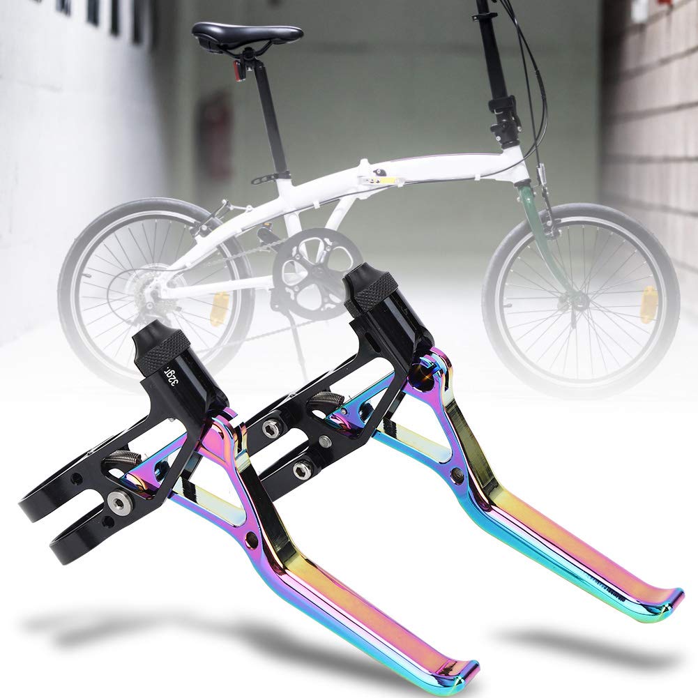Changor Leve Freno Bici, Lega di Alluminio Ultraleggera | Finitura elettrolitica, robusta, compatibile con mountain bike, accessori ciclismo, pesa 83 g