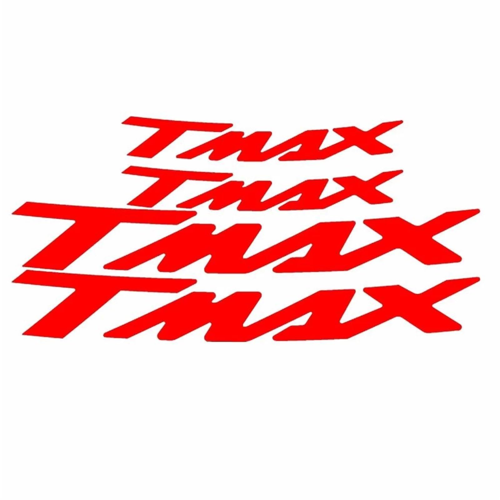 Stickers Motorcycle Reflective Rim Stripe Stickers Edge Full Set for TMAX 500 for 530(Red Inside)