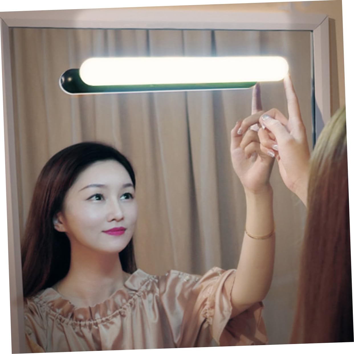 Lámpara de Maquillaje LED Magnética para Espejo Luz Clara 3w 5v Abs Diseño Moderno para Iluminación en Cosméticos y Exteriores