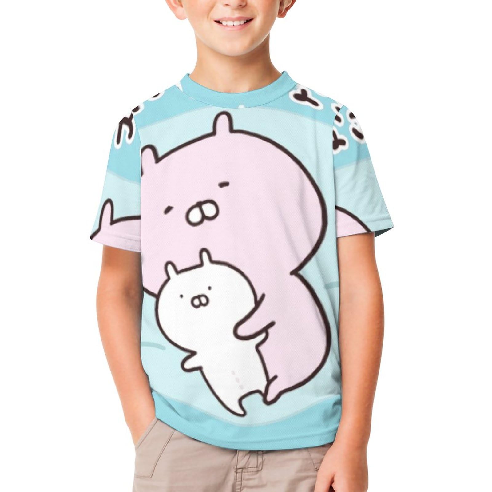 Amazon.co.jp: うさまる Tシャツ 子供服 ティーシャツ キッズ 半袖T 