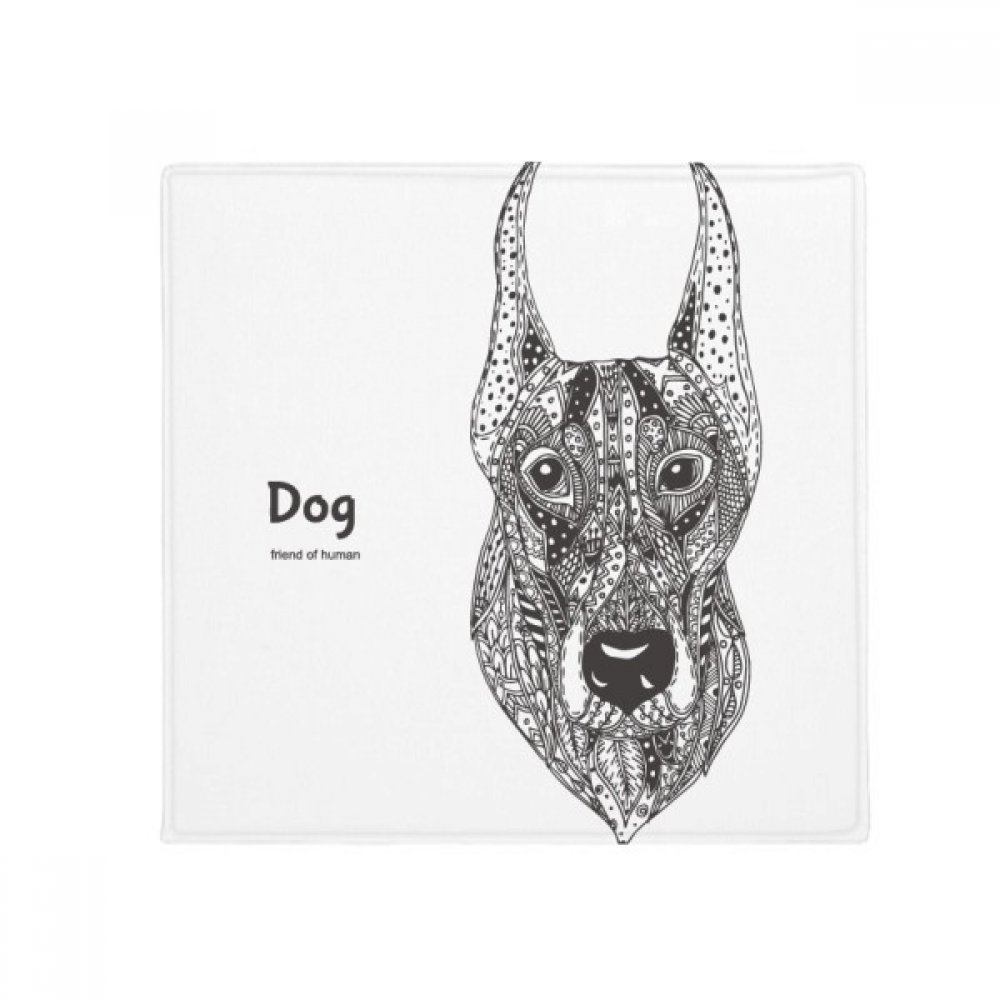 Tapis de sol chien pour cuisine et entrée : confort anti-dérapant 80x80cm DIYthinker