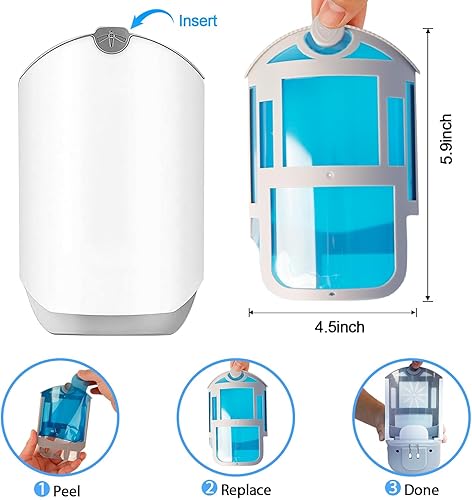 Miniatura 2 de Paquete de 4 cartuchos de repuesto compatibles con ZEVO Refill M364, repuesto compatible con luz enchufable M364 y Max