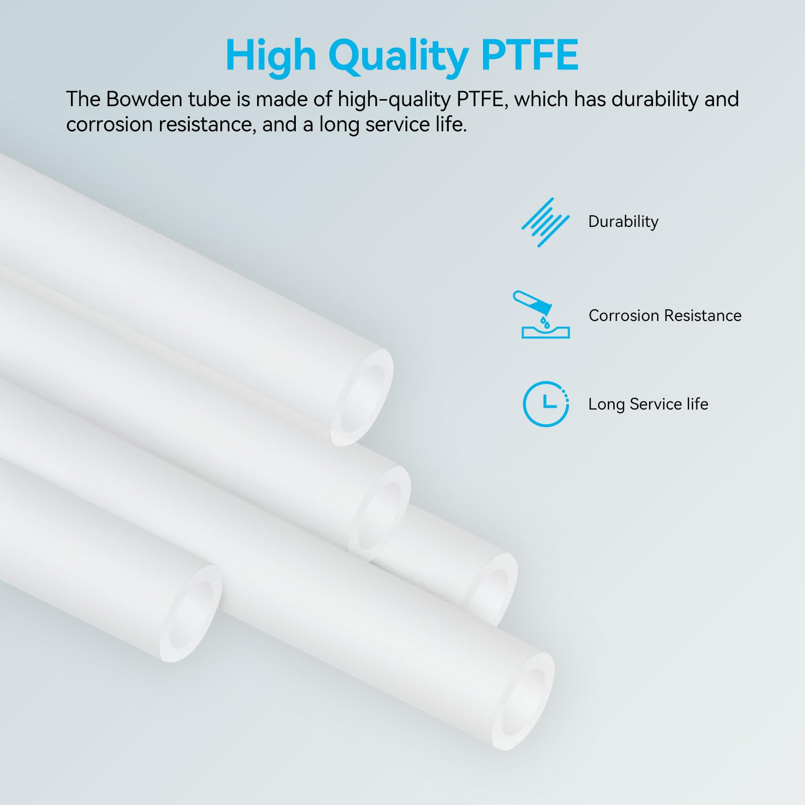 Ultra-Clear 3D Printer Tubing - Bambu Lab Compatible -6 Ultra-Clear 3D Printer Tubing - Bambu Lab Compatible -6