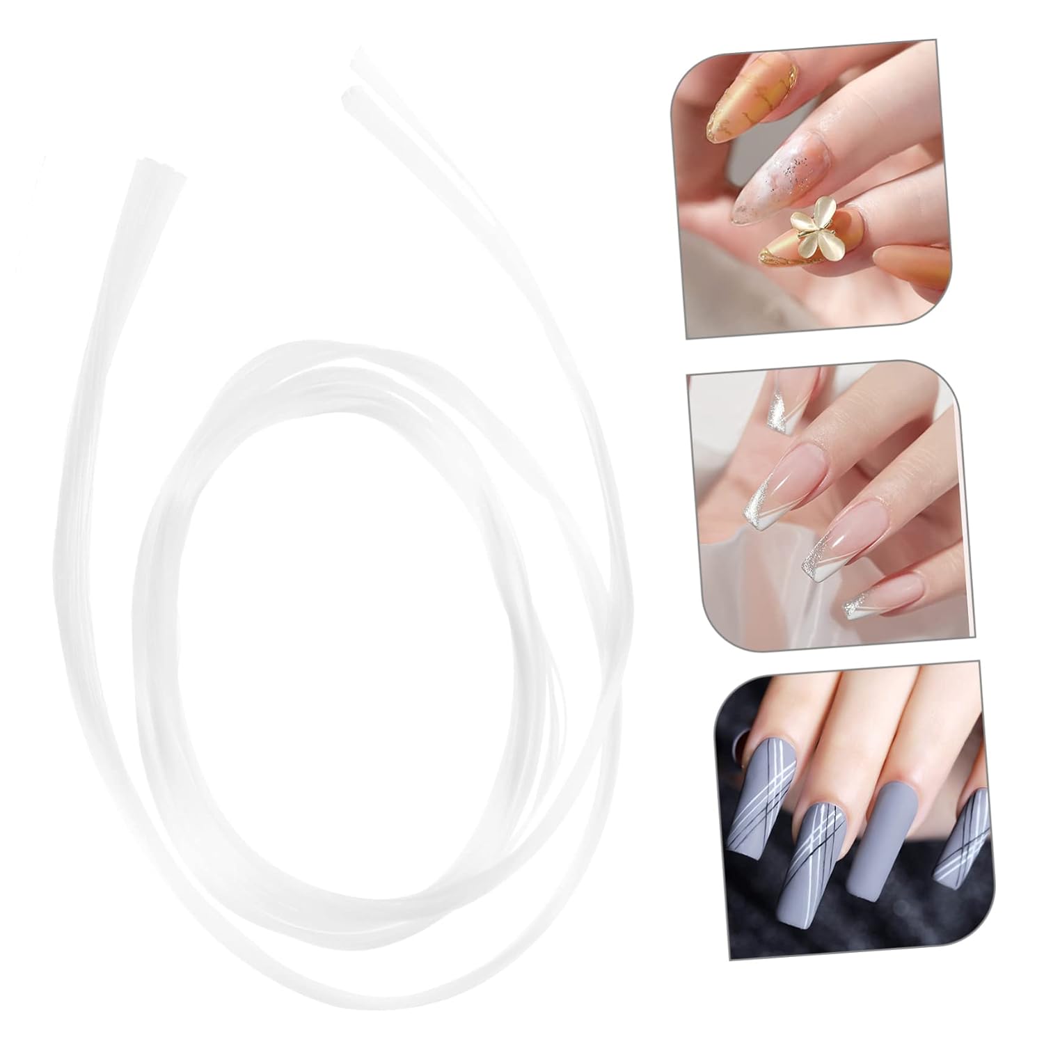 Fiberglass Nail Extension Fiber Strips 1 Bag for DIY Manicure