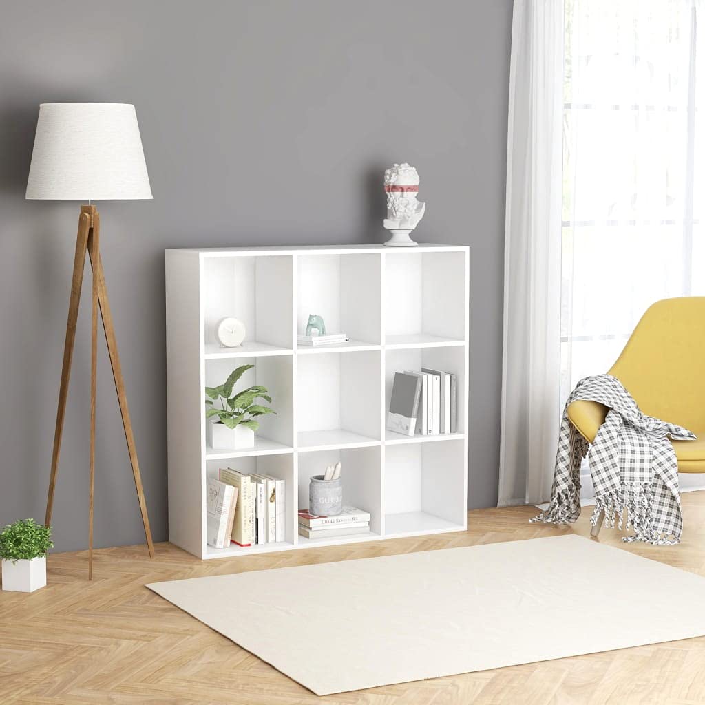 Generisch Bücherregal Weiß 98x29x97,5 cm Holzwerkstoff,Möbel,Regalsysteme,Bücherregale Bücherschränke-801125