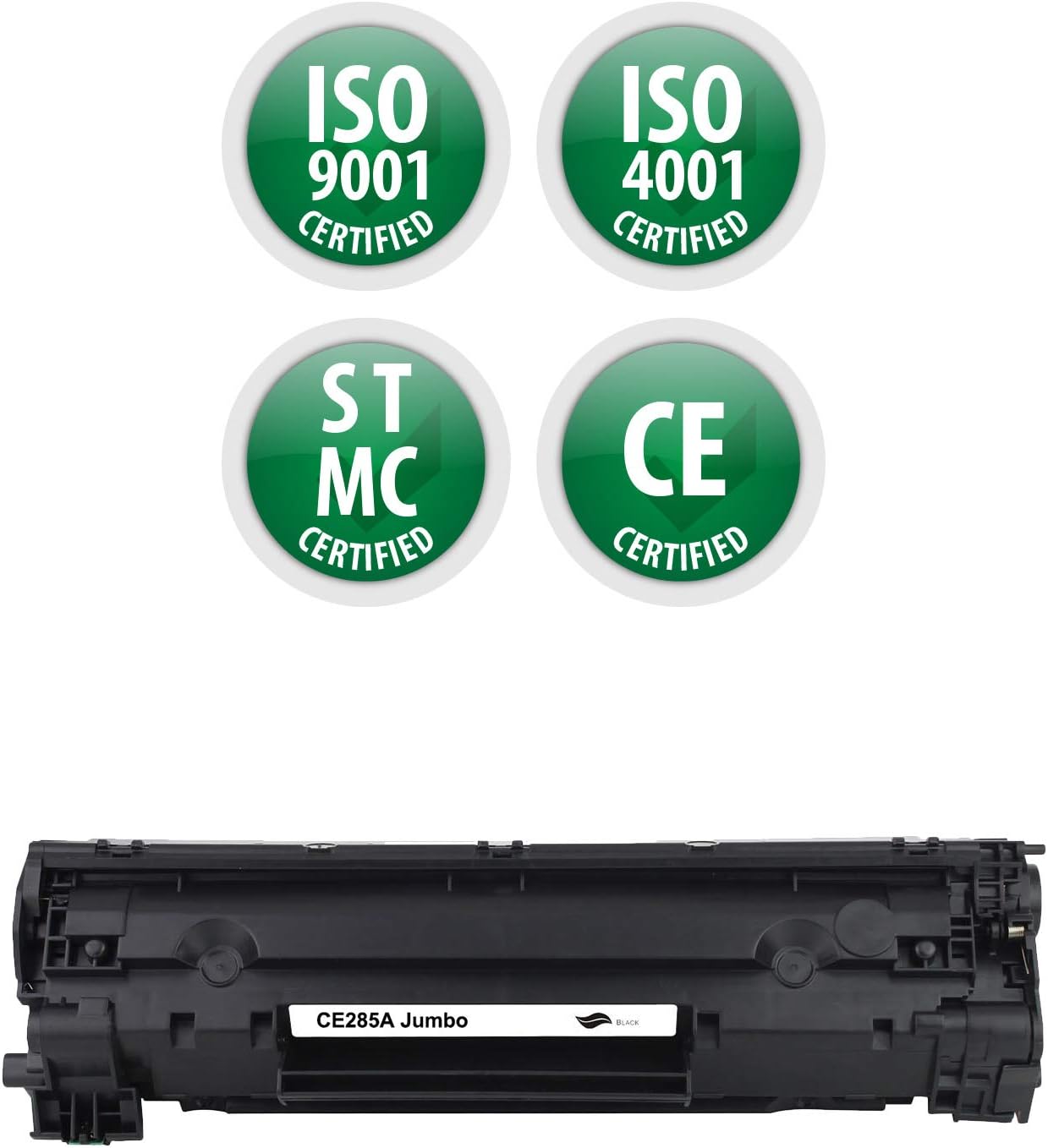 Premium Ink&Toner | Re-Manufactured Toner Cartridge Replacement for CE285A Jumbo â€“ Standard Yield Laser Printer Cartridge Compatible with Canon, HP