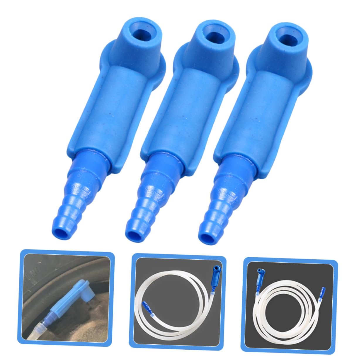 SOLUSTRE Time-Saving Brake Fluid Changer Tool Set 8pcs Bleeder Connectors for Accurate Replacement