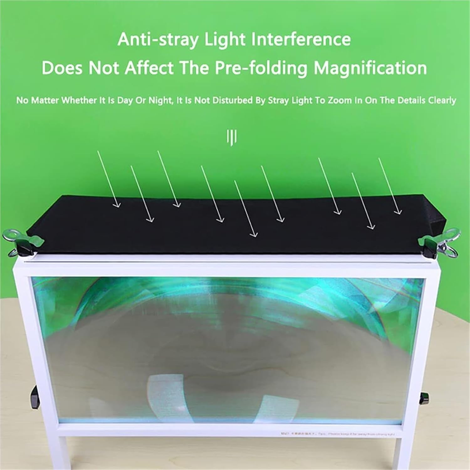 Portable Movie Video Game Enlarger Screen Magnifier 21" Computer Magnifying Projector Screen Enlarger HD 3D Screen Magnifier for Laptop Screen Amplifier Folding