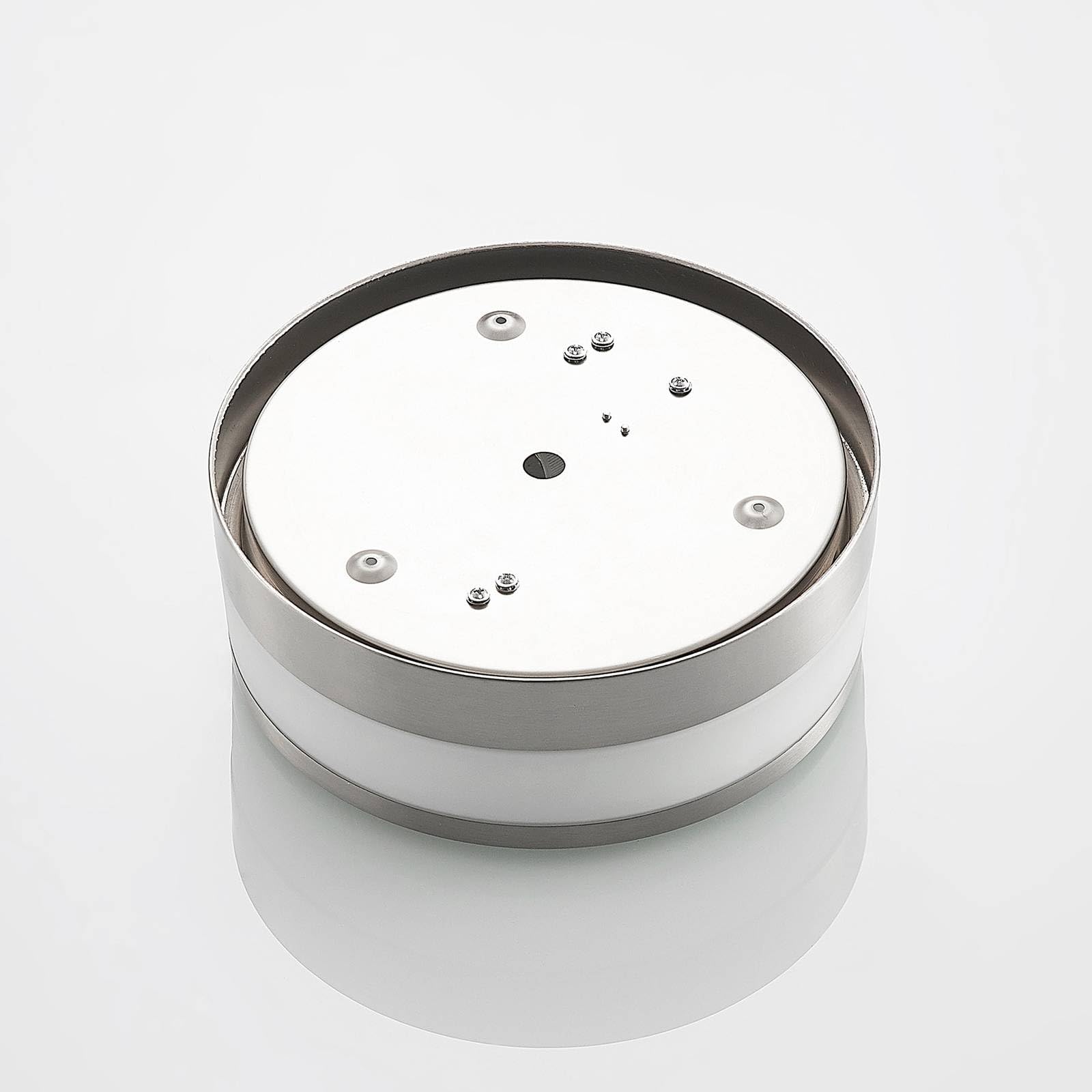 Lindby Plafoniera dimmerabile (Moderno) colore Grigio, in Metallo ad es. Bagno plafoniera per bagno lampada