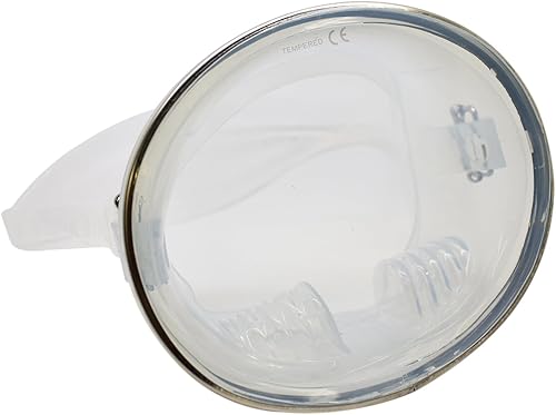 Scuba Diving Mask, Oval Tempered Glass Snorkel Mask with Comfortable Classic Rubber, Snorkeling Gear for Adults, Swimming & Freediving Goggles for