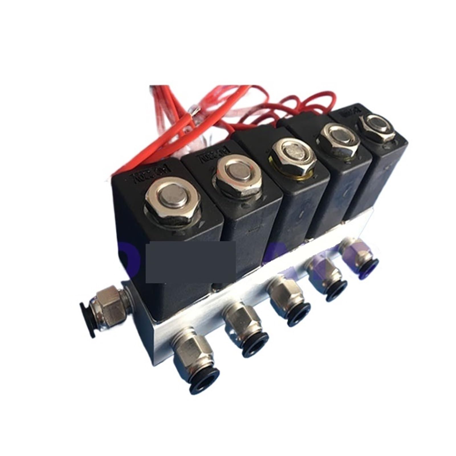 5 stücke verteiler ventil connet Rohr OD 1/8 1/4 3/8 1/2 4/6/8/10mm Pneumatische direkt handeln magnetventil 2V025-06 Gas ventil Set(6mm)